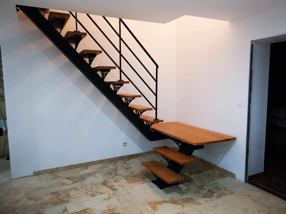 Escalier et garde-corps en Thermolaquage